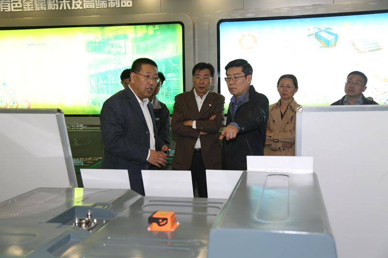 息化部原材料工业司赴北京有色金属研究总院调