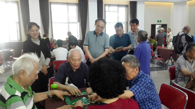 部机关离退休老同志2018年麻将牌比赛在万寿