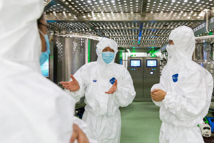 王江平在北京调研新冠病毒疫苗生产企业