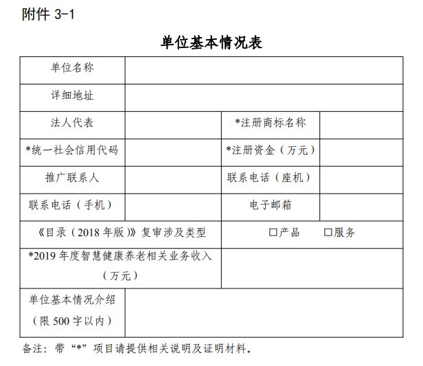 三部门关于组织申报《智慧健康养老产品及服务推广目录（2020年版）》的通知