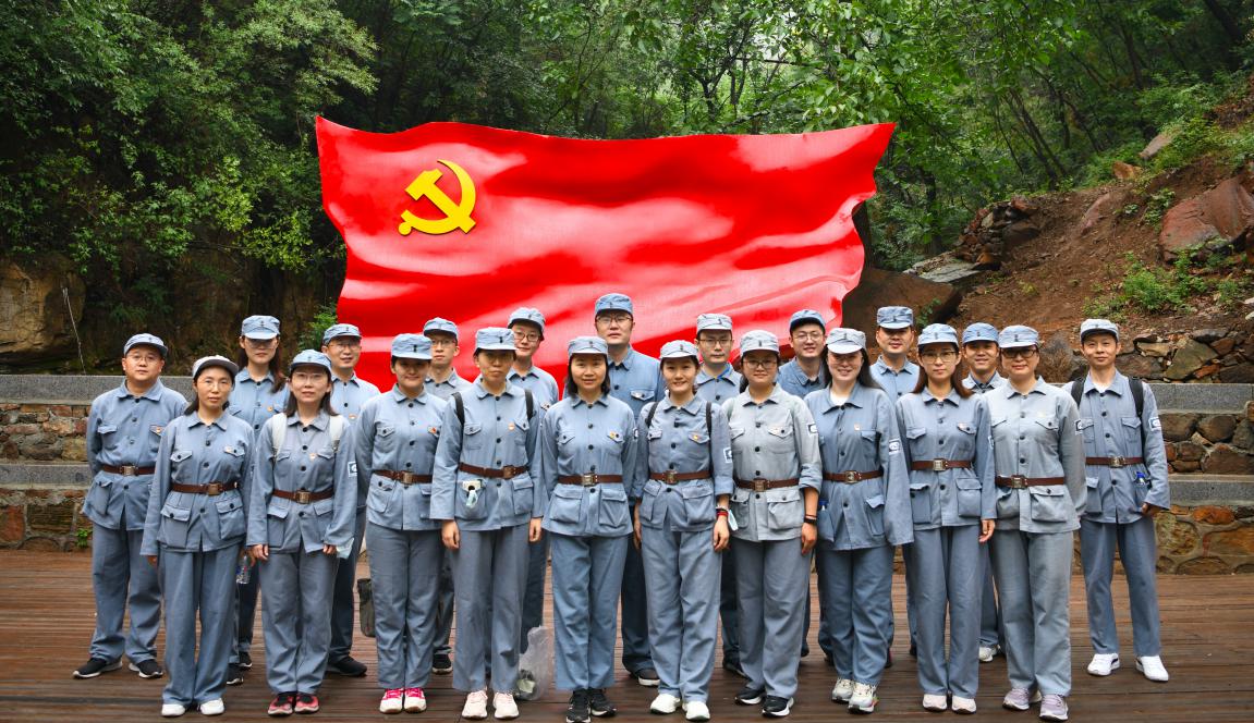 财务司党支部组织开展党旗在基层一线高高飘扬主题党日活动