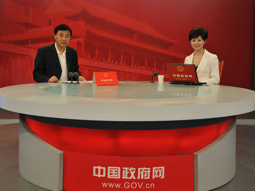 尚冰做客中国政府网谈宽带普及...